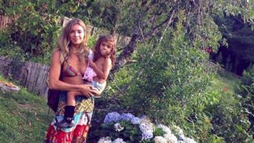 Grazi Massafera relembra foto rara com a filha nas redes sociais