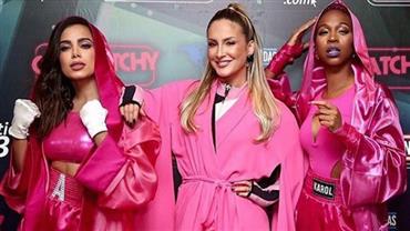 Anitta, Claudia Leitte e Karol Conka sobem em ringue e "causam" juntas em show
