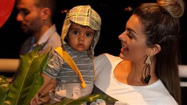Kelly Key faz festa do "Chaves" para comemorar 10 meses do filho caçula