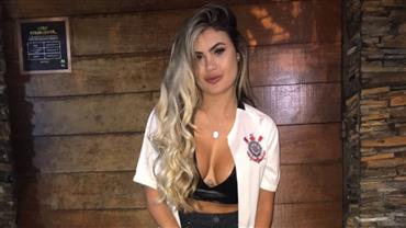 Bailarina do Faustão, Natacha Horana diz torcer pelo Corinthians desde pequena: "Tipo religião"