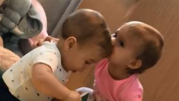 Thais Fersoza mostra momento de carinho entre os filhos e comemora: "Preenche meu coração"