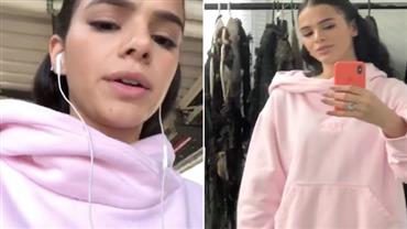 Bruna Marquezine usa blusa de Neymar: "Obcecada por roupas do meu namorado"