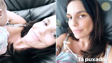 Ivete Sangalo faz vídeo com uma das filhas gêmeas e desabafa: "Tá puxado"