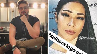 Luan Santana manda mensagem para Simaria: "Melhora logo, coisa linda"