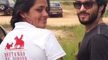 "Bruta não, mal domada": postagem de Caio Blat gera reações de famosos