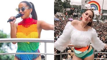 Anitta elogia look da ex-BBB Ana Clara após Parada LGBT de SP: "Tá lacrando"
