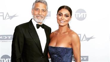 Juliana Paes posta foto com George Clooney em evento nos EUA