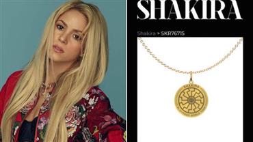 Shakira suspende venda de colar com Sol Negro, símbolo usado pelo nazismo