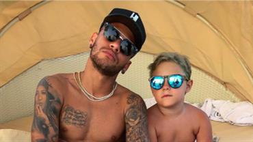 Davi Lucca manda novo vídeo para Neymar: 'Você vai fazer gol, pai!"