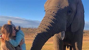 Grazi Massafera compartilha álbum de viagem com a filha para a África do Sul