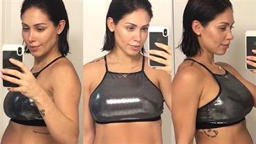 Bella Falconi mostra barriga seis dias após o parto: "Maternidade sem filtro"