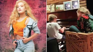 Angélica celebra 30 anos de "Vou de Táxi" com filho tocando hit em piano