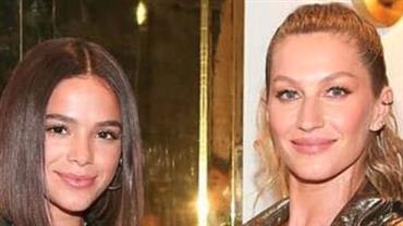 Bruna Marquezine encontra Gisele Bündchen em Los Angeles e enlouquece fãs: 'Surra de beleza'