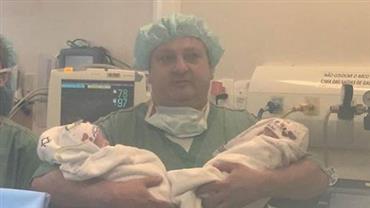 Nascem gêmeos de Erick Jacquin e Rosangela Menezes: "Muita emoção"