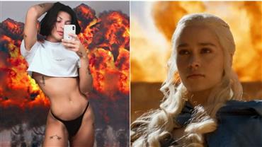 Pabllo Vittar posta selfie em meio ao "fogo" e é comparada à Daenerys de "Game of Thrones"