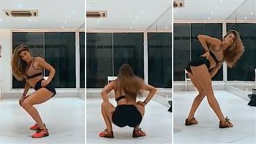 Grazi Massafera é filmada dançando e internauta dispara: "Caio Castro tá bem"