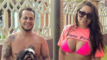 Em quarentena, Thammy Miranda e Andressa Ferreira curtem dia de sol com a família