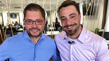 Felipe Titto entrevista o empresário Décio Pecin no 'Shark Tank Brasil' desta quinta-feira (2), na RedeTV!