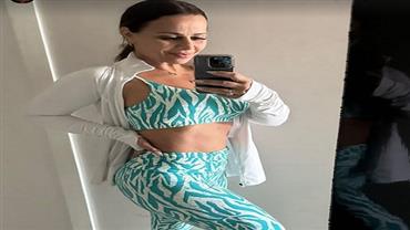 Após lipo, Viviane Araújo mostra cinturinha