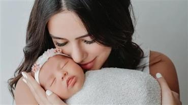 Bruna Biancardi compartilha foto de ensaio newborn de Mavie