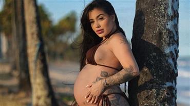 MC Mirella faz desabafo na reta final da gravidez: "Uma aflição no umbigo"