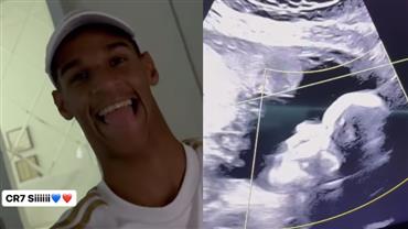 Luva de Pedreiro compartilha ultrassom do filho, Cristiano Ronaldo