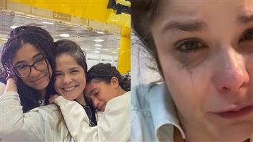 Samara Felippo cai no choro ao revelar que filha irá para os Estados Unidos morar com o pai