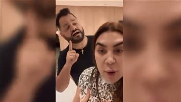 Vídeo mostra ex de Naiara Azevedo dando tapa em celular para parar gravação
