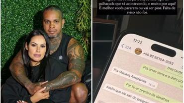 BBB24: Mulher de Rodriguinho revela ameaças que o cantor vem recebendo