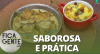 Frango ao molho de cerveja com suflê de brócolis | Fica com a Gente