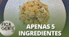 Farfale com gorgonzola e bacon