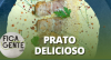 Panceta com creme de milho
