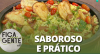 Receita Arroz com calabresa e batata chips