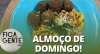 Talharim à bolognesa com mini almôndegas