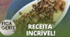 Risoto aos 4 queijos e filé mignon e cogumelos