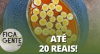 Creme de baunilha com bananas caramelizadas