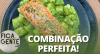 Nhoque de batata ao pesto e salmão com ervas e limão