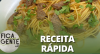 Macarrão na Manteiga com Iscas de Carne