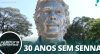 Busto de Senna em Interlagos foi um pedido da mãe do piloto