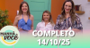 Manhã com Você (14/10/25) | Completo