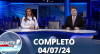 RedeTV News (04/07/24) | Completo
