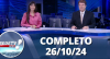 RedeTV News (26/10/24) | Completo