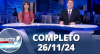 RedeTV News (26/11/24) | Completo