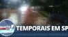 Temporais continuam causando estragos e transtorno em SP