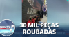 30 mil peças roubadas: Loja desmanchava motos em SP