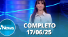 RedeTV! News (17/06/25) | Completo