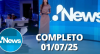 RedeTV! News (01/07/25) | Completo