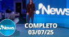 RedeTV! News (03/07/25) | Completo