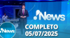 RedeTV! News (05/07/25) | Completo