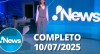 RedeTV! News (10/07/25) | Completo